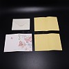 Envelope & Flower Pattern Greeting Cards Sets DIY-WH0258-33B-01-1