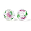 Handmade Foil Lampwork Beads Strands FOIL-T008-05B-3