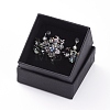 Adjustable Natural Baroque Pearl Keshi Pearl Finger Ring & Dangle Earrings Jewelry Sets SJEW-JS01072-7