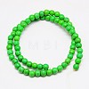 Synthetic Turquoise Beads Strands TURQ-G106-4mm-02B-2