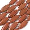 Synthetic Goldstone Beads Strands G-B078-E14-01B-2