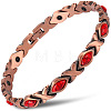Zinc Alloy & Synthetic Turquoise  Link Chain Bracelets FS-WGDAAA9-05-1