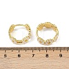 Brass Enamel Hoop Earrings X-EJEW-S277-01G-5