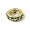 Brass Micro Pave Cubic Zirconia Beads CU-CBA389D-04G-03-1