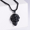 Skull Punk Style 304 Stainless Steel Fashion Pendant Necklaces for Men BV4987-3-1