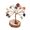 Natural & Synthetic Mixed Gemstone Chips Tree of Life Decorations GG-CBAEDF6-01K-2