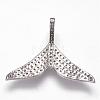 Brass Micro Pave Cubic Zirconia Pendants ZIRC-G095-79P-3