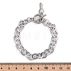 Tarnish Resistant 304 Stainless Steel Cable Chain Bracelets BJEW-P237-08P-5