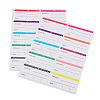 10 Sheets Paper Self Adhesive Stickers DIY-TADJ0001-18-3