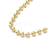 Rack Plating Brass Ball Chain Bracelets for Women BJEW-G676-01A-G-2