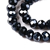 Electroplate Glass Beads Strands EGLA-A034-P4mm-A29-4