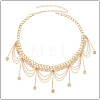 Ethnic Style Alloy Coin Tassel Waist Chains for Women FS-WGA1C87-01-3