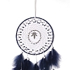 Iron Woven Web/Net with Feather Hanging Ornaments PW-WG7EF62-01-4