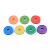 Handmade Polymer Clay Beads Strands CLAY-R089-8mm-T031-4