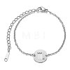 Tarnish Resistant 201 Stainless Steel Link Bracelets STAS-T040-JN009-8-1