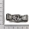 Viking Knot 304 Stainless Steel Connector Charms STAS-F356-12AS-02-3