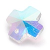 Transparent Glass Charms GLAA-O020-01B-3