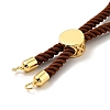 Half Finished Twisted Milan Rope Slider Bracelets FIND-G032-01G-18-4