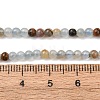 Natural Blue Calcite Beads Strands G-K427-A01-3mm-5