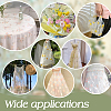 6 Yards Flower Pattern Milk Fiber Mesh Fabric DIY-NB0014-82B-5