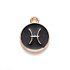 Alloy Enamel Pendants LS-ENAM-S124-01B-08H-2