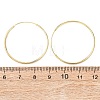 925 Sterling Silver Huggie Hoop Earrings EJEW-C179-05D-G-5