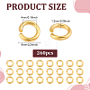 260Pcs 304 Stainless Steel Open Jump Rings STAS-ME0003-54-2