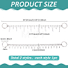 2Pcs Iron & Alloy Rhinestone Boot Strap Chains HJEW-PH02477-2