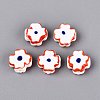 Handmade Porcelain Beads PORC-N012-15F-1