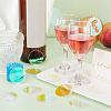 40Pcs Acrylic Wine Glass Charms AJEW-GA0006-27-5
