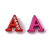Spray Painted Zinc Alloy Slide Charms ALRI-WH0005-13A-3