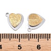 Valentine's Day 304 Stainless Steel Charms SA-H001-03GP-3