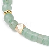 Natural Green Aventurine Braided Bead Bracelets BJEW-JB11241-03-3