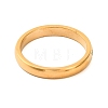 Ion Plating(IP) 304 Stainless Steel With Rhinestone Rings for Women X-RJEW-S239-01G-3