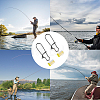 Plastic Fishing Line Sinker Slides with Stainless Steel Duo Lock Snaps FIND-FH0006-73-6