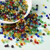 Frosted Colours Glass Seed Beads SEED-A030-02D-1