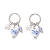 Heart 304 Stainless Steel Hoop Earrings EJEW-JE06732-01-3