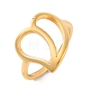 Ion Plating(IP) 304 Stainless Steel Hollow Heart Finger Rings for Women RJEW-S414-34B-G-1