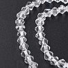 Transparent Glass Beads Strands EGLA-A039-T6mm-D13-3
