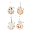 Natural Scallop Shell Dangle Earrings EJEW-TA00813-3