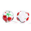 Transparent Handmade Lampwork Beads LAMP-T011-26B-1