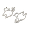 Alloy Open Back Bezel Pendants FIND-L025-02P-2