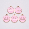 Alloy Enamel Pendants LS-X-ENAM-S124-01B-09K-2