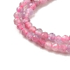 Natural Pink Tourmaline Beads Strands G-N342-33A-3