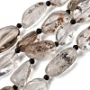 Natural Lodolite Quartz Beads Strands G-F820-M01-03-2