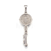 Non-Tarnish 304 Stainless Steel Big Pendants STAS-L210-02P-2