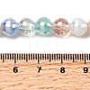Electroplate Glass Beads Strands EGLA-D300-06-8mm-06-4
