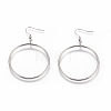 Tarnish Resistant 304 Stainless Steel Dangle Earrings EJEW-L222-14P-2