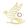 Bird Iron Wall Mounted Jewelry Display Rack ODIS-Q042-06G-3