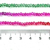 Transparent Painted Glass Beads Strands DGLA-A034-T1mm-A24-3